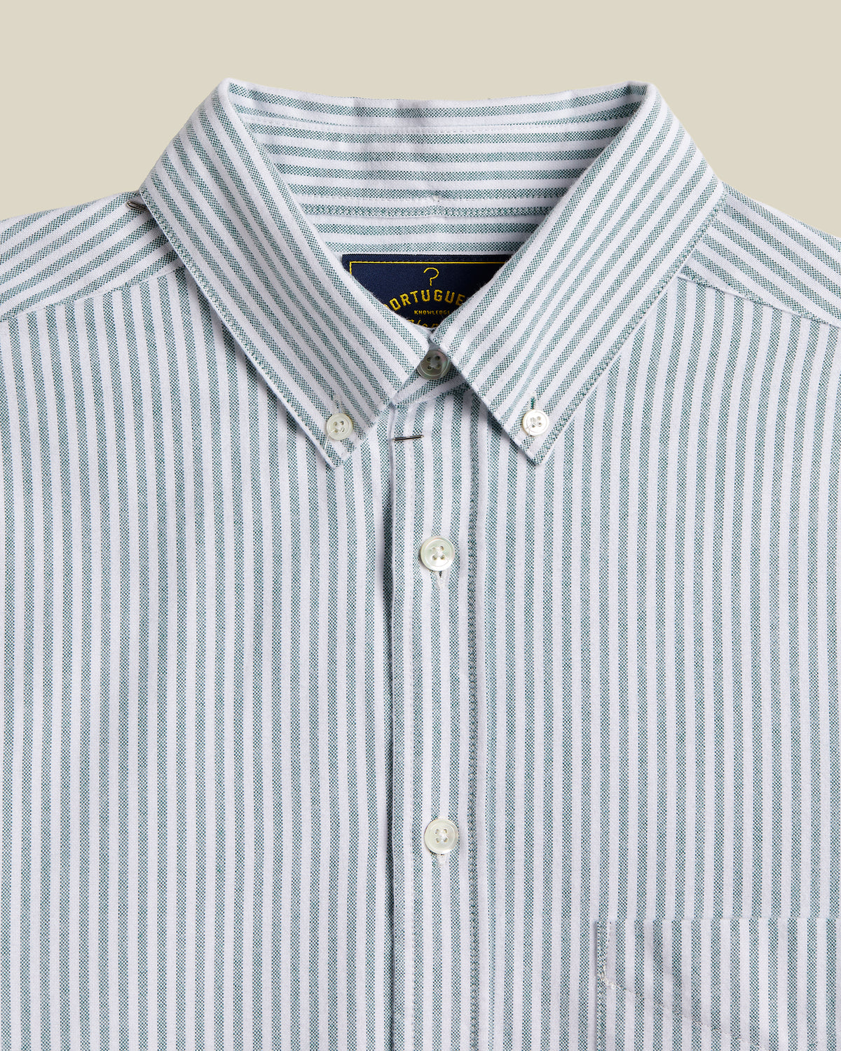 Brushed Oxford Stripe - Green