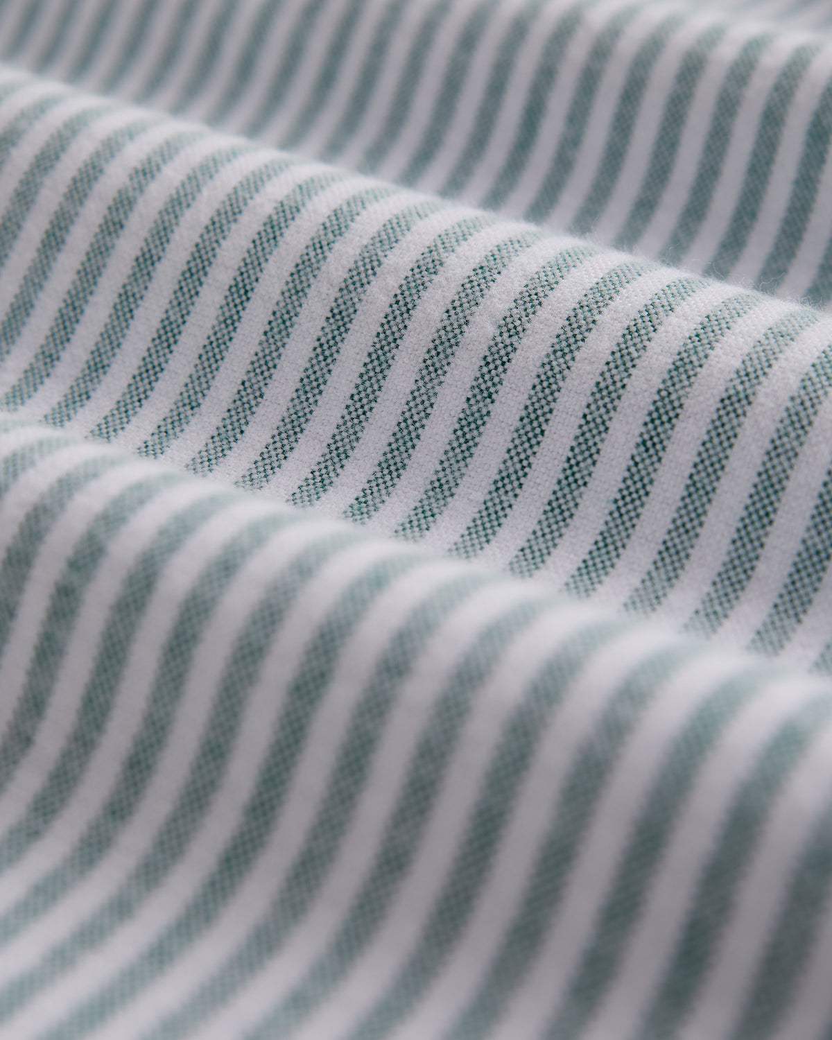 Brushed Oxford Stripe - Green