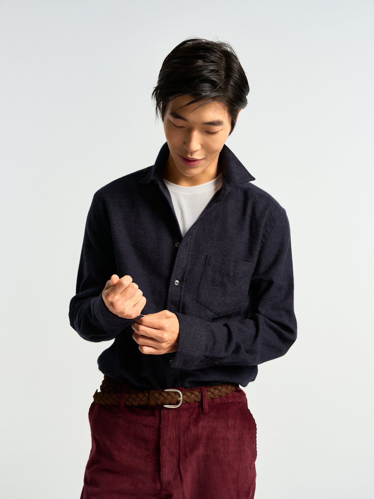 Corduroy Trousers - Bordeaux