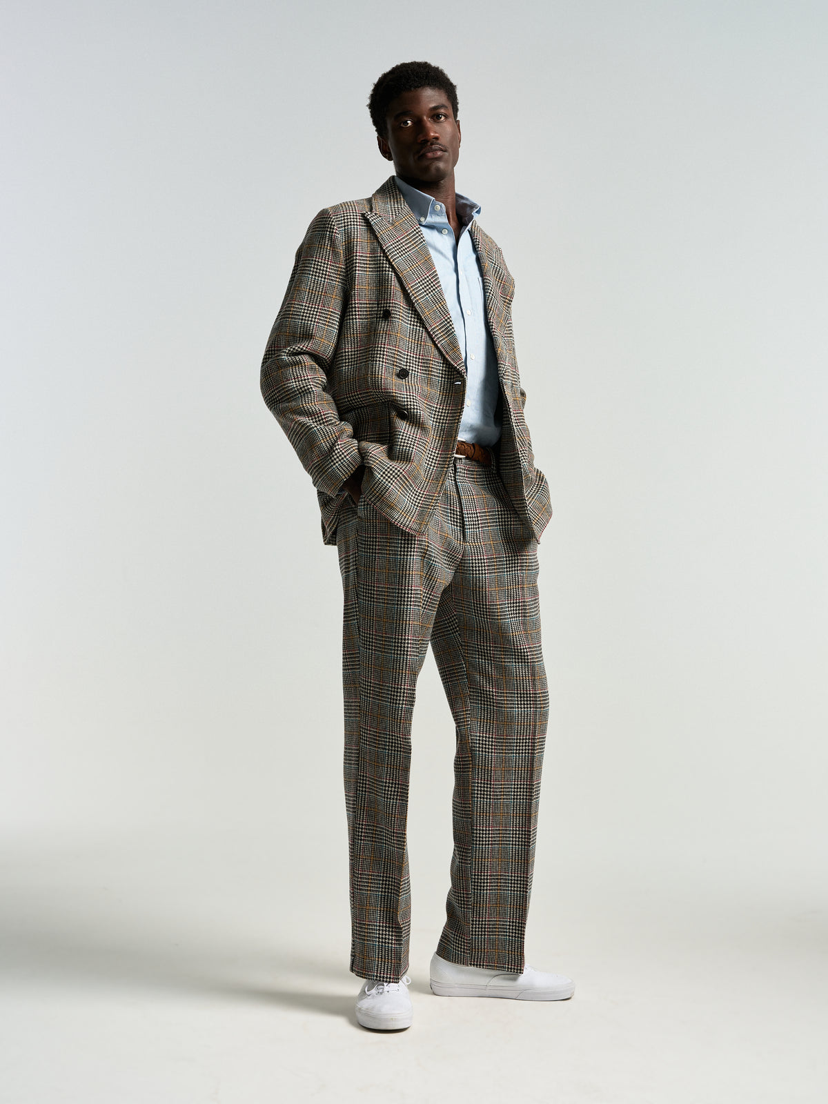 Brushed Oxford - Light Blue