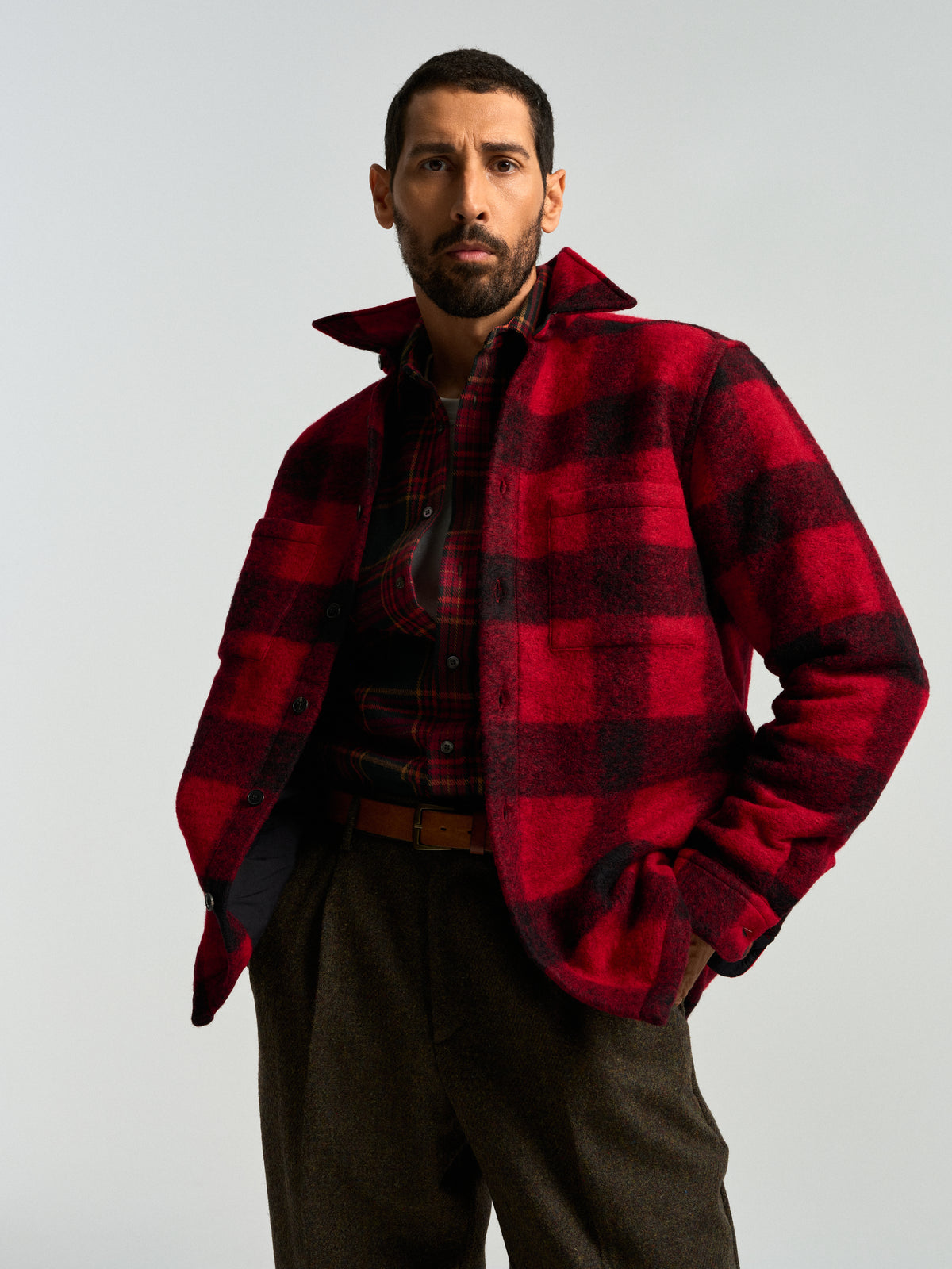 Single Pleat Trousers - Forest
