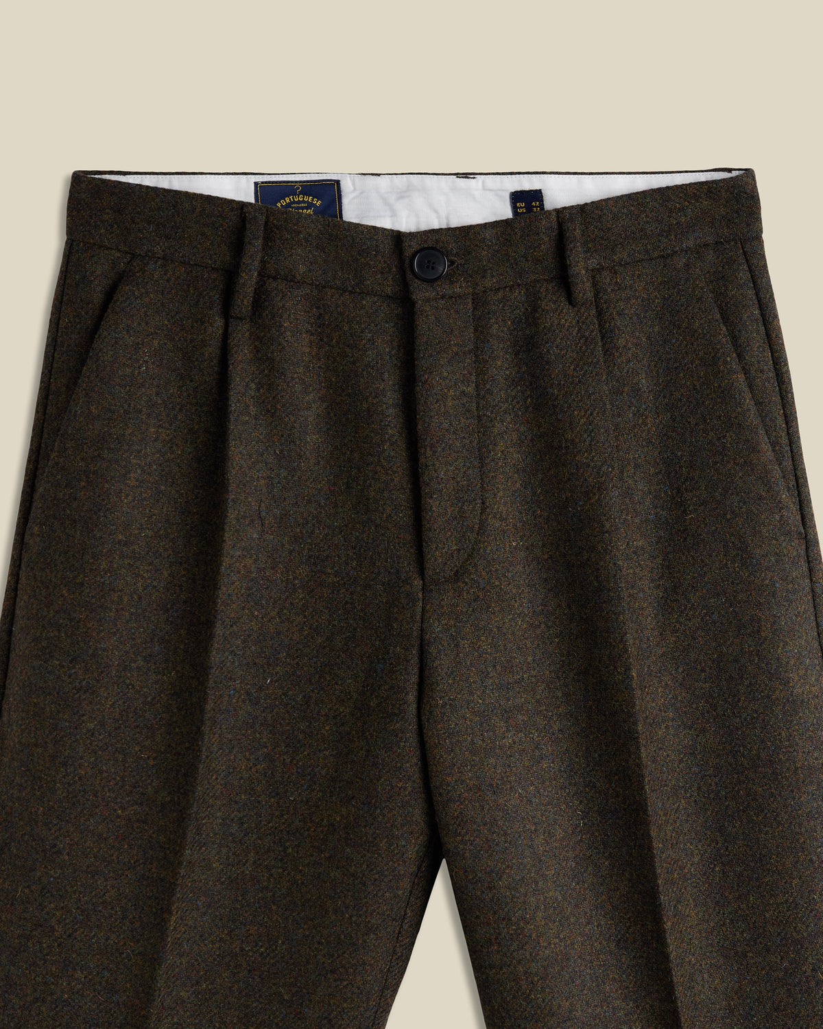 Single Pleat Trousers - Forest
