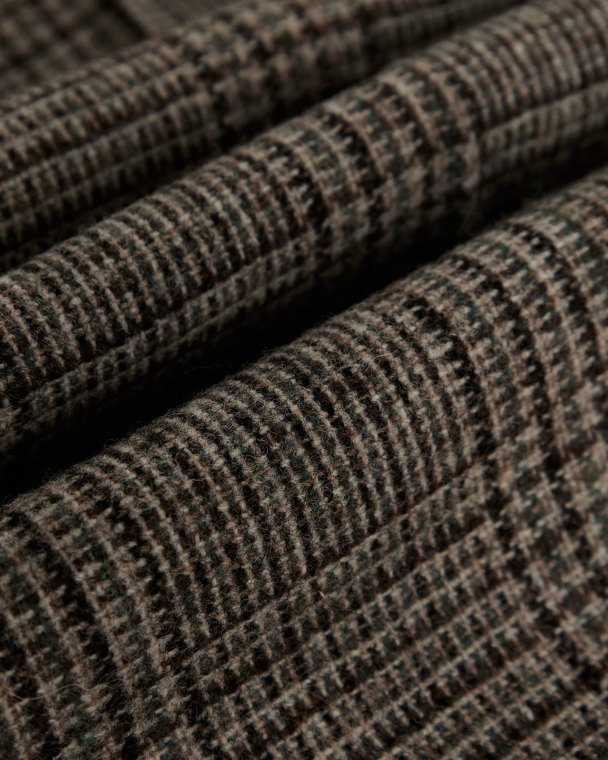 Single Pleat Trousers Prince Of Wales - Alton